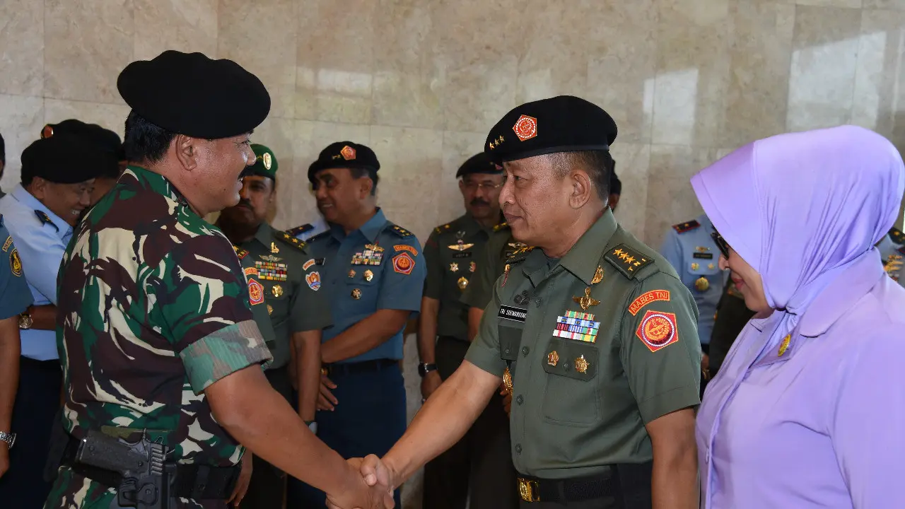 13 Pati TNI Naik Pangkat
