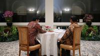 Suasana private dinner Presiden Prabowo Subianto dengan Perdana Menteri (PM) Singapura, Lawrence Wong berlangsung dalam nuansa hangat dan bersahabat. ((Foto: Cahyo - Biro Pers Sekretariat Presiden)