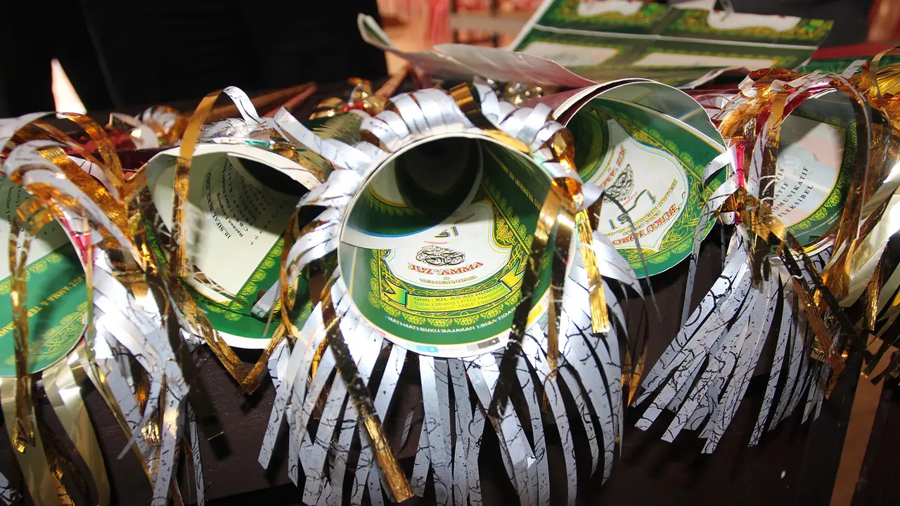 Terompet Berbahan Sampul Buku Iqro Diamankan di Karanganyar