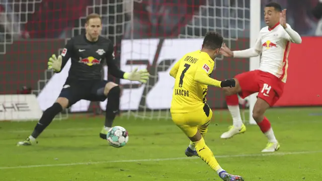 FOTO: Dihajar Borussia Dortmund, RB Leipzig Gagal Kudeta Bayern Munchen dari Puncak Bundesliga