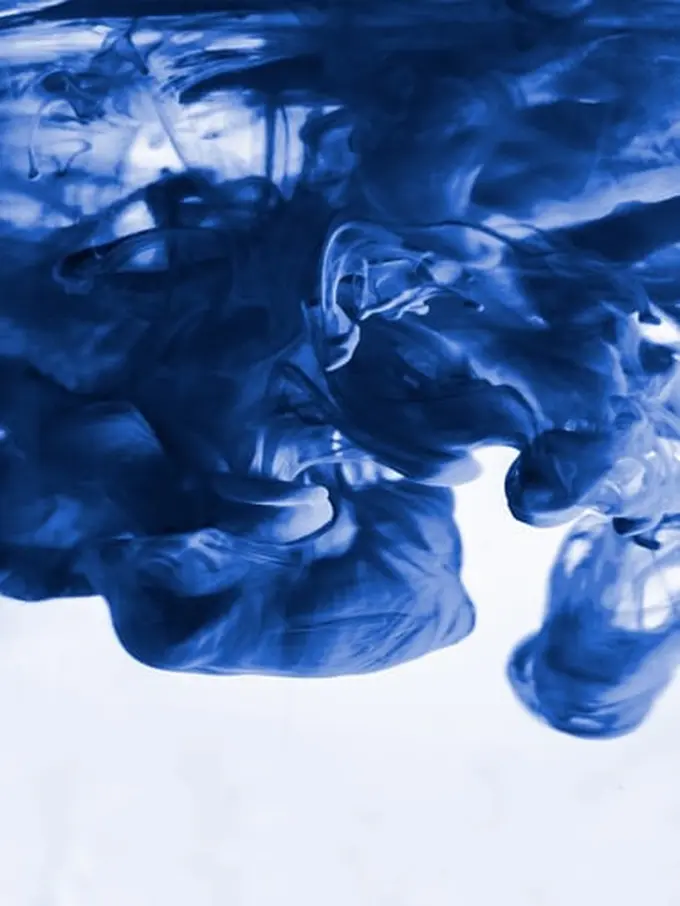 Ilustrasi skincare biru