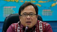 Menteri Keuangan Bambang Brojonegoro saat melakukanketerangan pers terkait penyelundupan 270kg sabu, Jakarta, Selasa (20/10/2015).