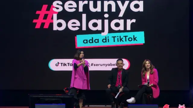 Motivator Merry Riana dalam Main Event #SerunyaBelajar Ada di TikTok (TikTok LIVE Indonesia)