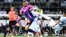 Usai babak pertama, pelatih Julian Nagelsmann mengubah pola permainan Jerman. (Uwe KRAFT/AFP)
