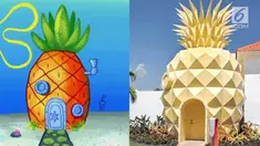 Rumah Spongebob yang difungsikan sebagai hotel ini memiliki fasilitas sama seperti di film dan dihargai 49 juta rupiah per malam.