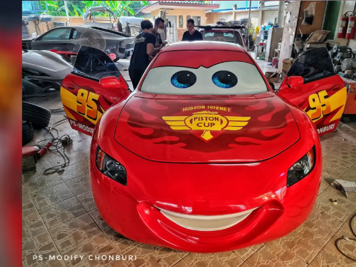 Tokoh Kartun Mobil Balap Lightning McQueen Hidup Lewat Modifikasi Toyota Celica Otomotif Liputan6