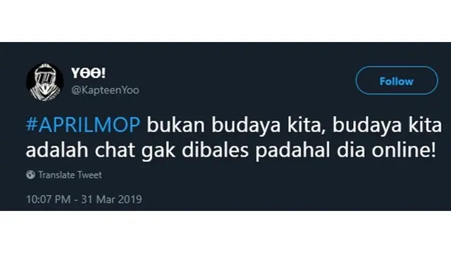 April Mop Trending, Tanggapan Netizen Kocak Abis