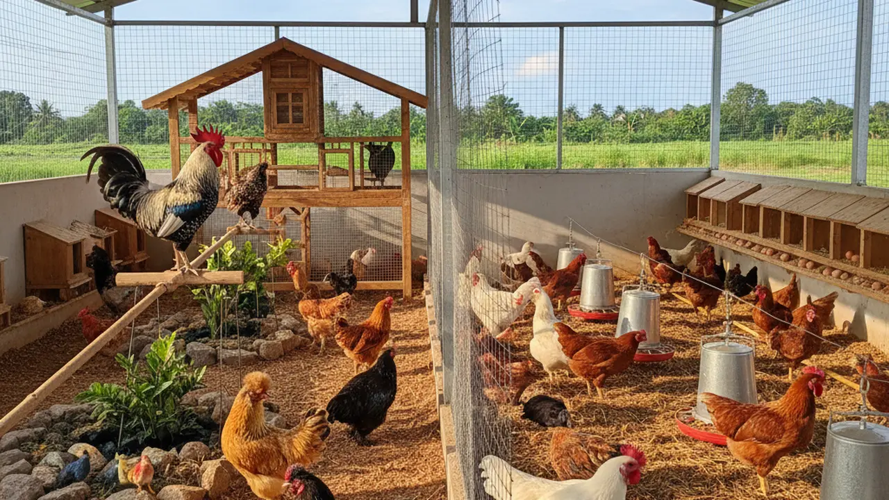 Ternak Ayam Hias vs Ayam Konsumsi Mana yang Lebih Menguntungkan. AI