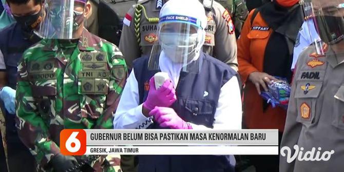 VIDEO: Khofifah Minta Pedagang Pasar Tradisional Tetap Disiplin Terapkan Protokol Kesehatan