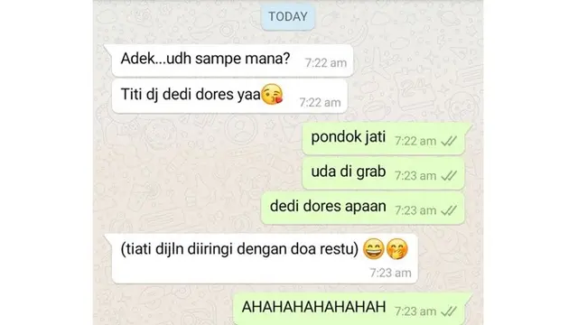 6 Chat Kocak Emak dengan Anak Ini Bikin Ketawa Geli