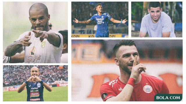 Kolase - 5 Pemain: Marko Simic, Wander Luiz, David da Silva, Elias Alderete, Bruno Silva
