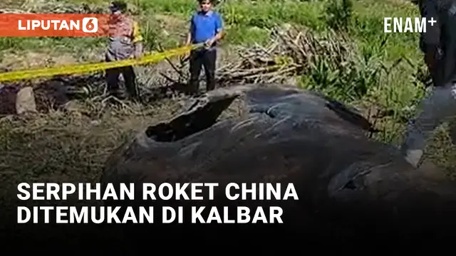 Serpihan Roket China Ditemukan di Ladang Warga Sekayam Kalimantan Barat