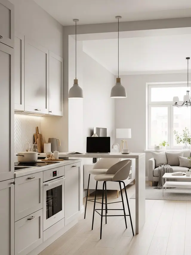 Model Dapur Kecil yang Bisa Jadi Tempat Masak, Kerja, dan Santai