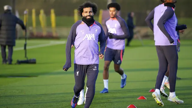 Latihan Liverpool Vs Toulouse di Liga Europa