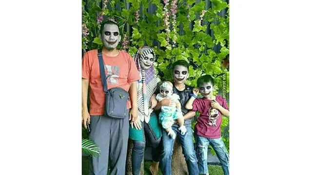 6 Potret Gagal Terlihat Seram di Siang Hari Ini Bikin Ketawa Geli
