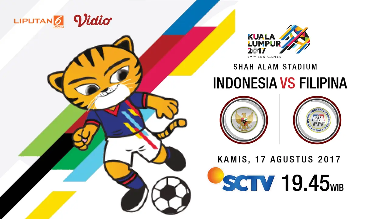 Banner Livestreaming sepak bola sea games 2017