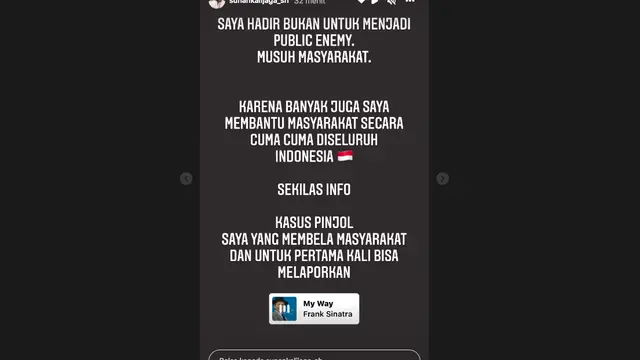 Unggahan Sunan Kalijaga. (instagram.com/sunankalijaga_sh)