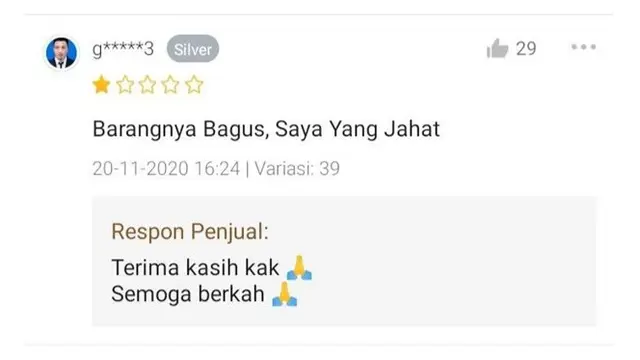 10  Potret Kocak Ulasan Netizen Setelah Belanja Online Ini Bikin Geleng Kepala