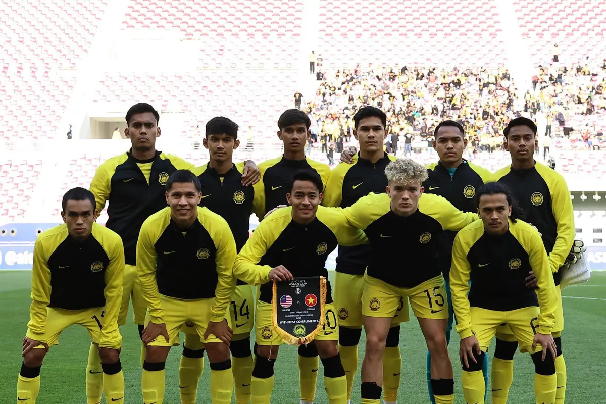 FOTO Timnas Malaysia U-23 di Piala Asia U-23 2024