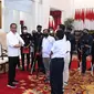 Presiden Jokowi menerima pengurus Persatuan Sepak Bola Amputasi Indonesia (PSAI) dan para atlet serta pelatih tim nasional sepak bola amputasi di Istana, Rabu, (21/9/2022). (Foto: Biro Pers Sekretariat Presiden)