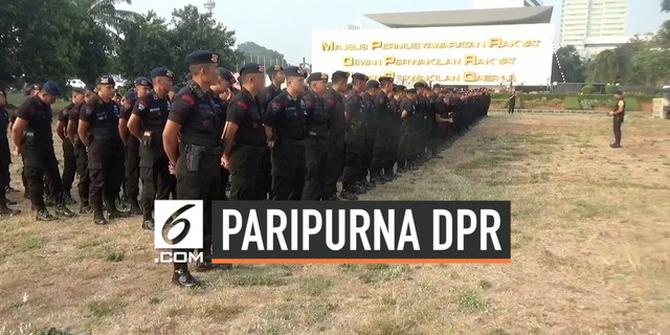 VIDEO: Suasana Terkini Depan Gedung DPR Jelang Paripurna