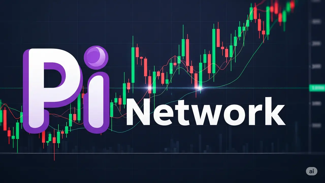 Ilustrasi aste kripto Pi Network .(Image by AI)