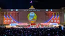 Para musisi tampil pada acara perayaan Hari Ulang Tahun ke-74 Korea Utara di Kim Il Sung Square, Pyongyang, Korea Utara, 9 September 2022. (KIM Won Jin/AFP)