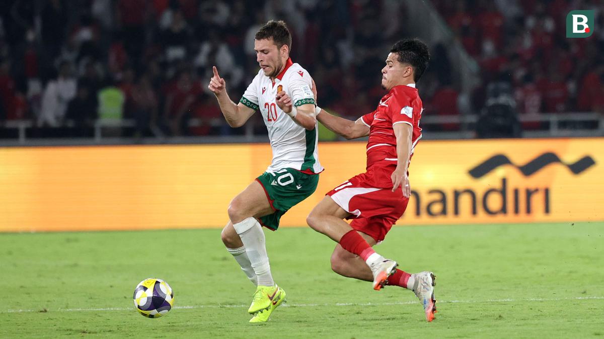 Timnas Indonesia Apes Banget! 2 Kali Peluang Kena Mistar Gawang saat Keok dari Bulgaria di FIFA Series 2026