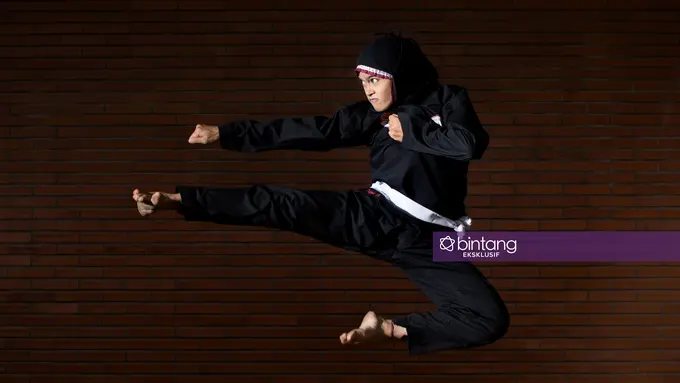 [Bintang] Eksklusif Puspa Arumsari, Si Cantik yang Jago Silat