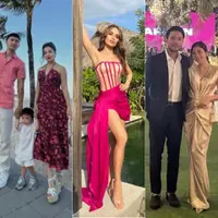 Gaya Glamor Selebritis Tanah Air saat Kondangan di Bali