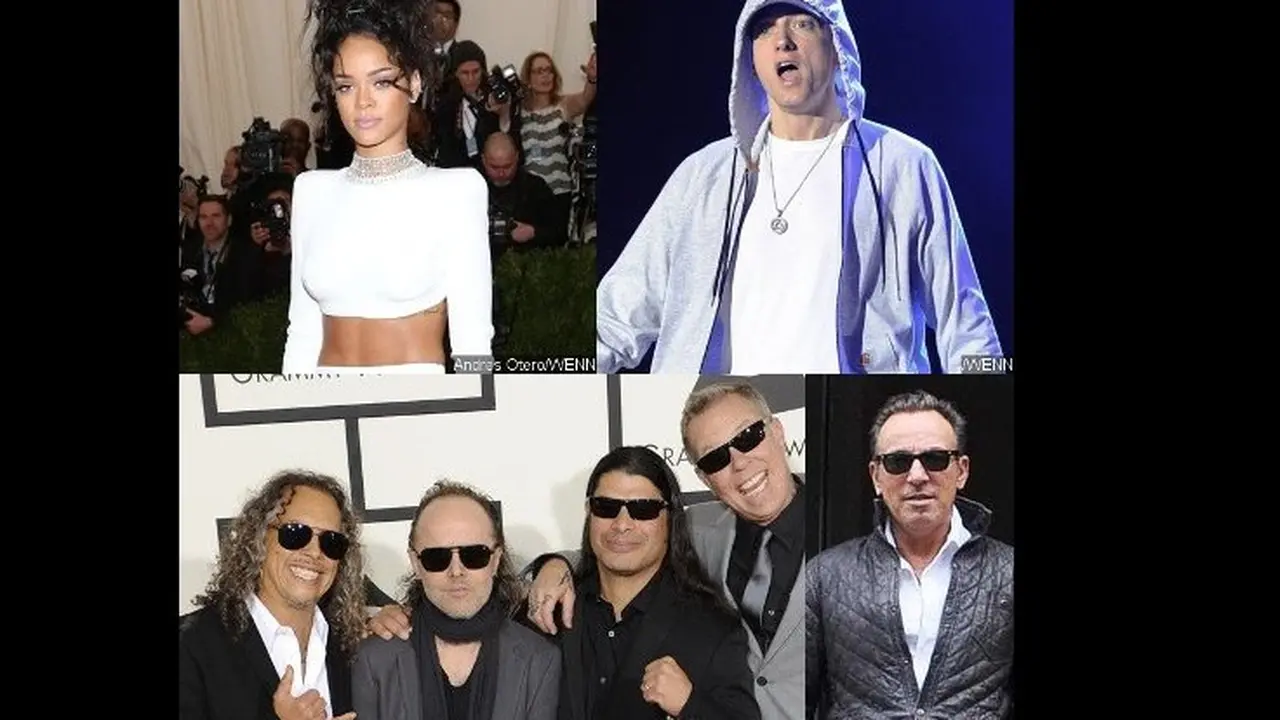 Rihanna, Eminem, Bruce Springteen & Metallica Gelar Konser Gratis