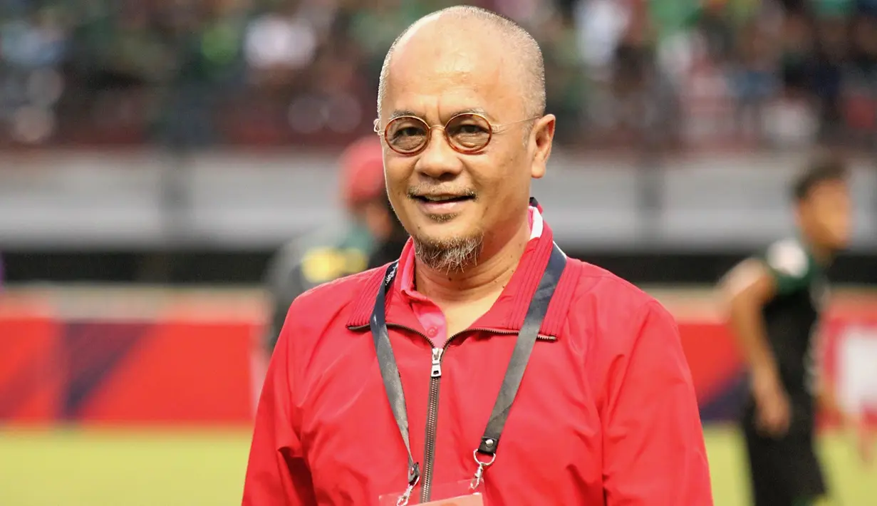 Manajer Madura United, Haruna Soemitro. (Bola.com/Aditya Wany)