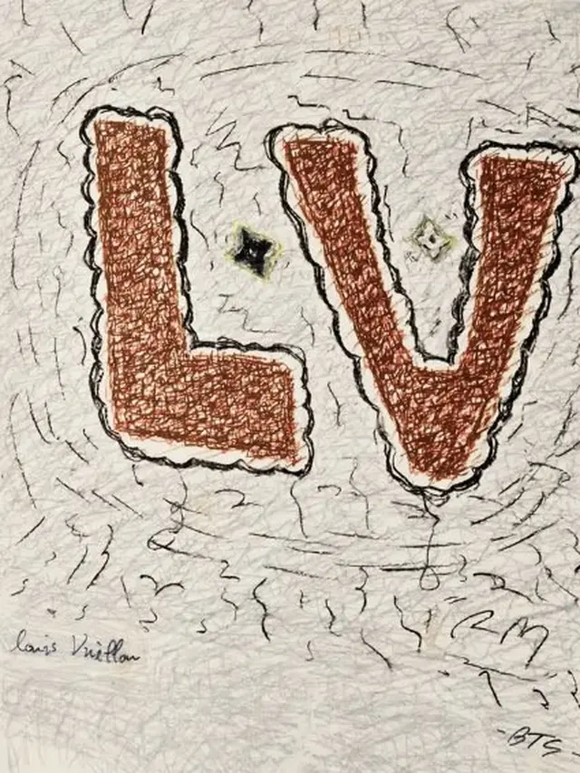 Desain RM di Koper Spesial Ulang Tahun ke-200 Louis Vuitton (Louis Vuitton)