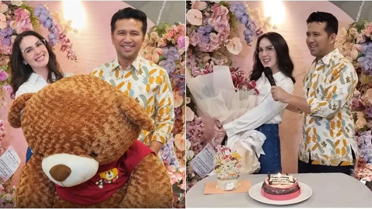 6 Potret Kejutan Ultah Arumi Bachsin ke-31 dari Emil Dardak, Boneka Raksasa