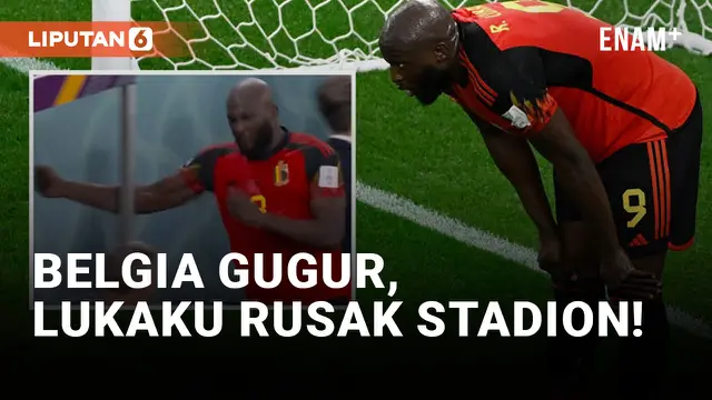 Lukaku Ngamuk, Rusak Fasilitas Stadion