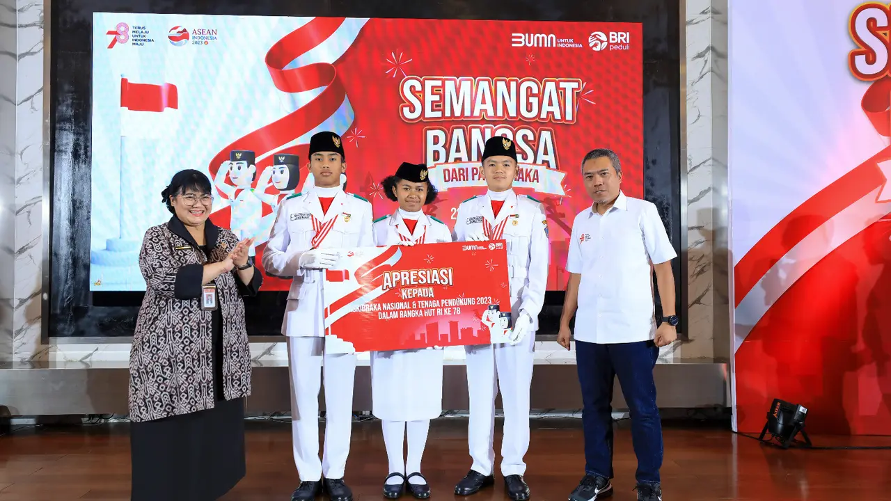 BRI Beri Dana Pendidikan untuk Paskibraka Nasional