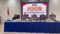 Mapolres Pati konferensi pers kasus pencabulan santriwati