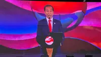 Presiden Jokowi membuka KTT ke-43 ASEAN di hadapan para pemimpin negara Asia Tenggara di Plenary Hall, Jakarta Convention Center, Jakarta, Selasa (5/9/2023). (Liputan6/Benedikta Miranti)