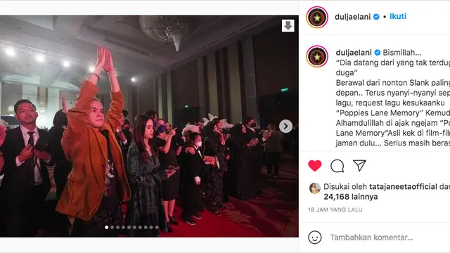 Dul Jaelani Girang Diajak Manggung Bareng Slank di Acara Ulang Tahun Atta Halilintar (instagram.com/duljaelani)