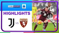 Berita video highlights Liga Italia, Juventus Vs Torino 1-1, Sabtu (19/2/22)