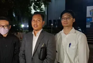 Korban investasi kripto diperiksa Polda Metro Jaya. (Liputan6.com/Ady Anugrahadi)