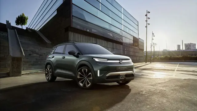 Dibekali motor listrik bertenaga 211 PS, Volkswagen ID.Cross Concept sanggup menempuh jarak hingga 420 km dalam sekali isi daya (Volkswagen)