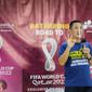 Direktur Nex Parabola, Junus Koswara, meluncurkan paket khusus dan eksklusif Piala Dunia 2022 bagi pelanggan TV Satelit Nex Parabola dan pecinta sepak bola di seluruh Indonesia. (Bola.com/Bagaskara Lazuardi)
