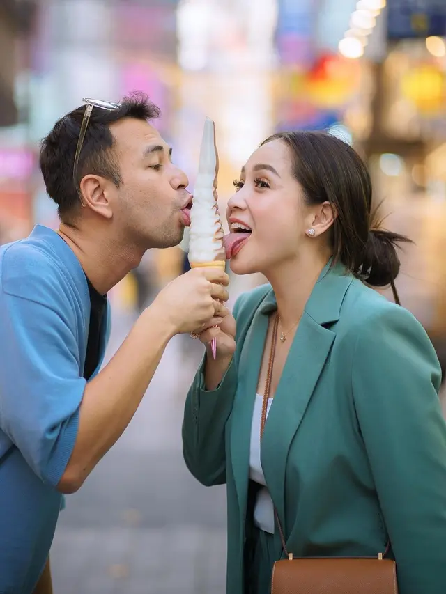 8 Gaya Serasi Raffi Ahmad dan Nagita Slavina Jalan-jalan di Korea, Vibes-nya bak Drakor