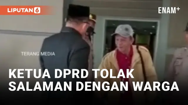 Ketua DPRD Luwu Timur Tolak Salaman dengan Warga