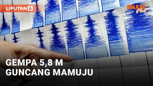 VIDEO: Detik-Detik Warga Berhamburan Saat Gempa 5,8 M Guncang Mamuju