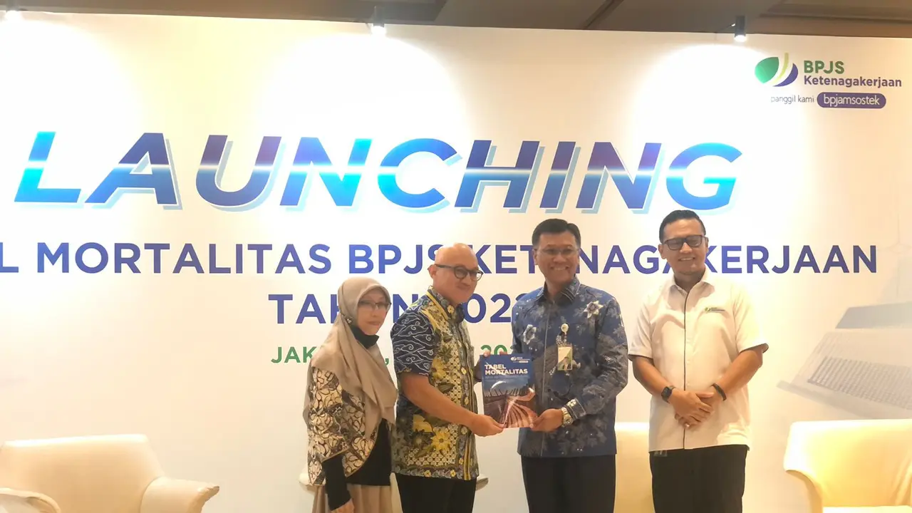 Badan Penyelenggara Jaminan Sosial (BPJS) Ketenagakerjaan meresmikan tabel mortalitas BPJS Ketenagakerjaan 2022.