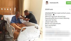 Irfan Hakim tunjukkan baktinya kepada orangtua (Foto: Instagram)