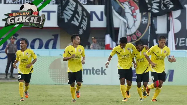 Video replay tiki-taka yang diperagakan pemain Semen Padang berhasil memperdaya kiper Bali United.