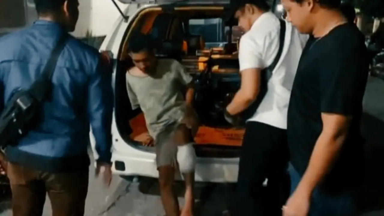 Pelaku jambret dengan korban warga Korea Selatan yang ditembak personel Polresta Pekanbaru.